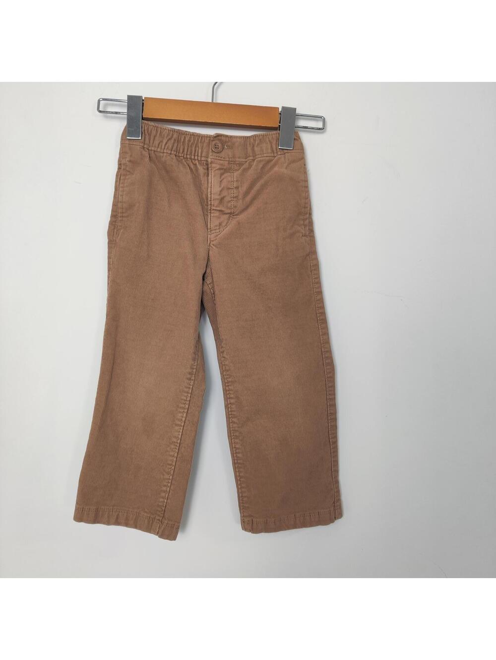 Baby Gap Toddler Corduroy Pants 3T Brown Pull On Straight Leg Kids